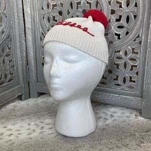 Baby GAP beanie hat baby girls 6-12 months knit kisses lovecore Valentine’s Day